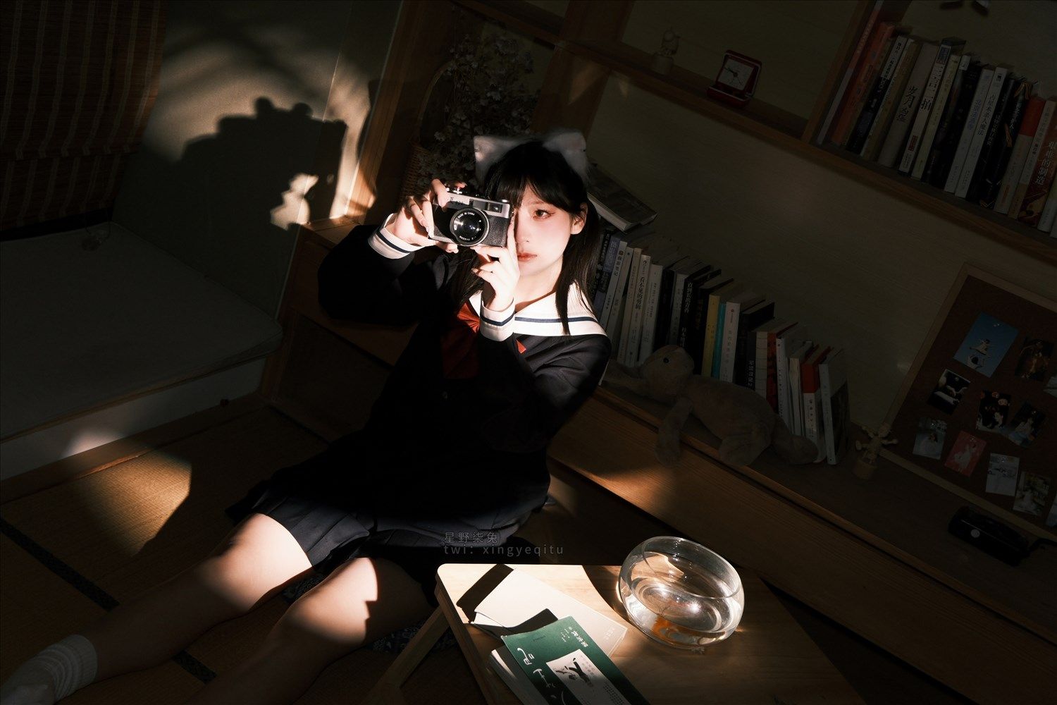 星野柒兔 - 放学后抓鱼的女孩