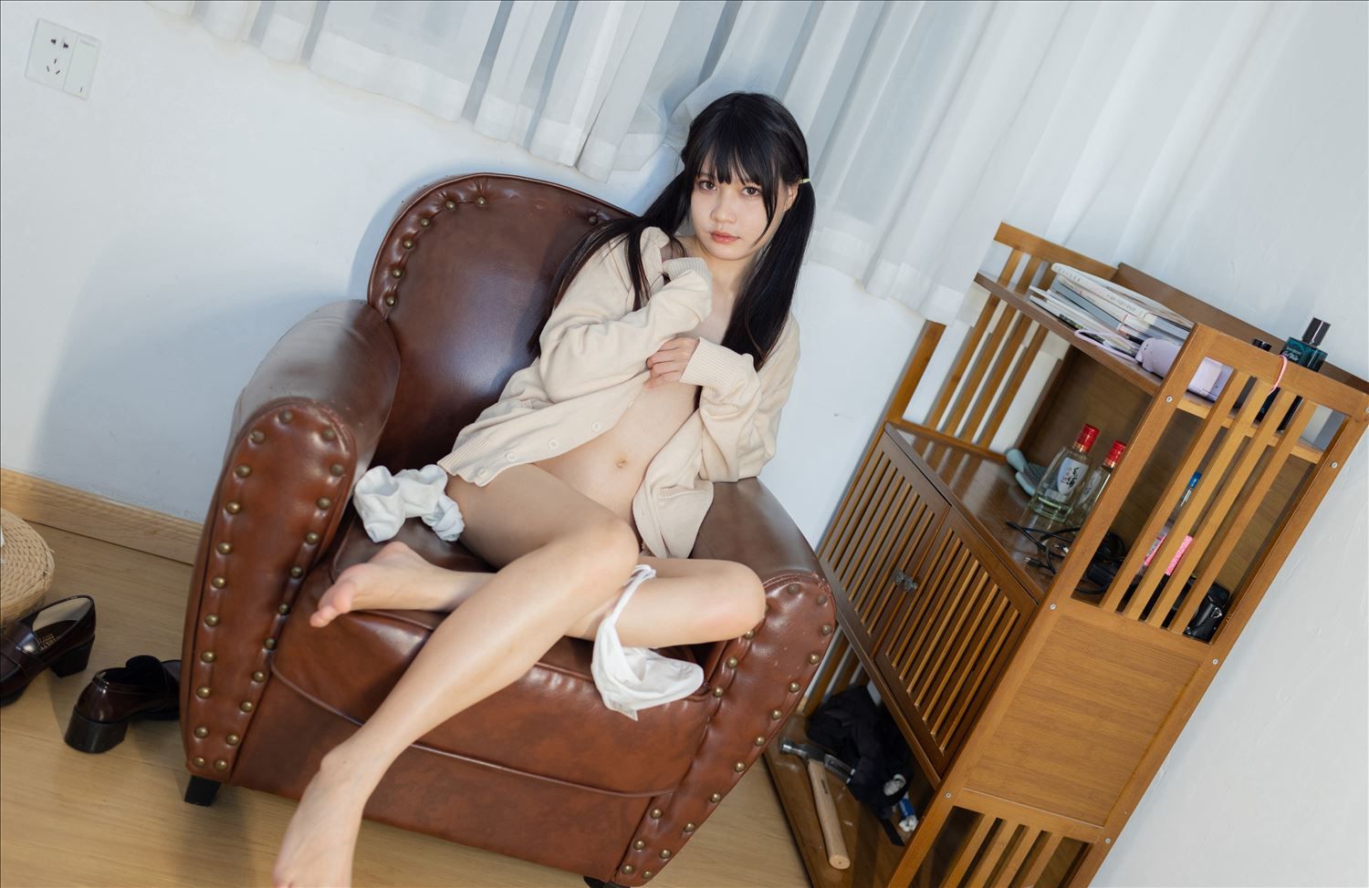 [少女秩序] - 无水印 双马尾少女胶带捆绑 跳蛋调教