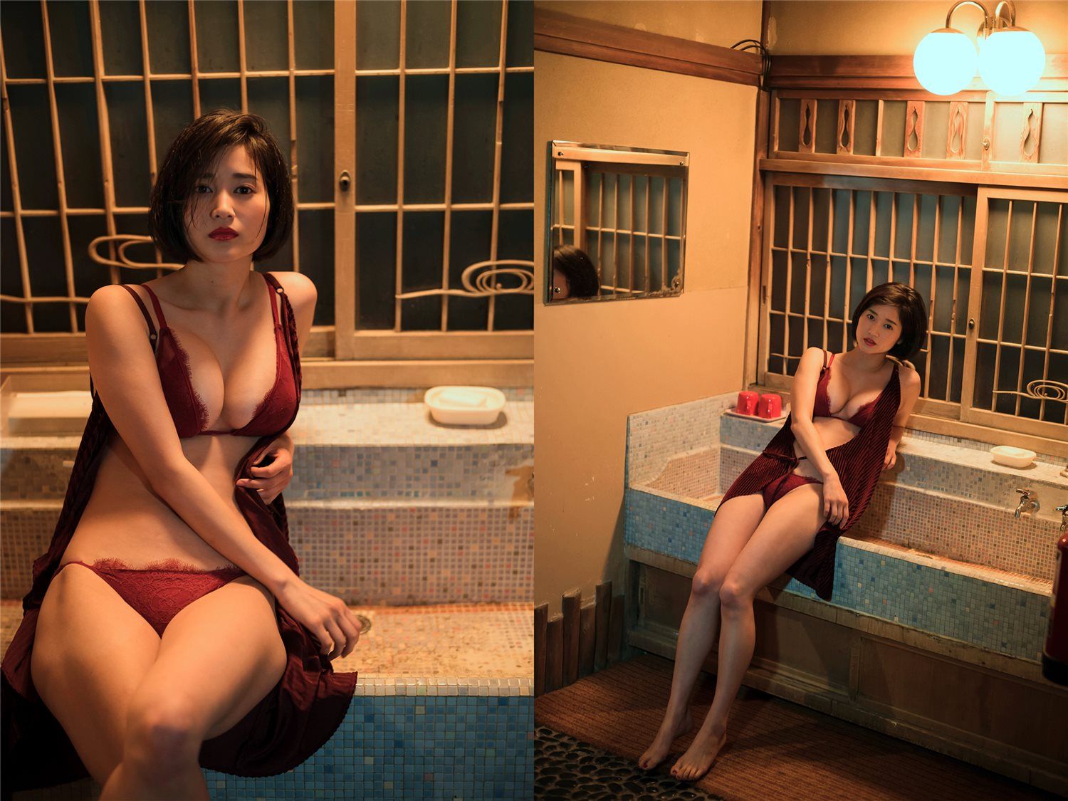FLASHデジタル写真集 出口亜梨沙 ずぶ濡れ報告