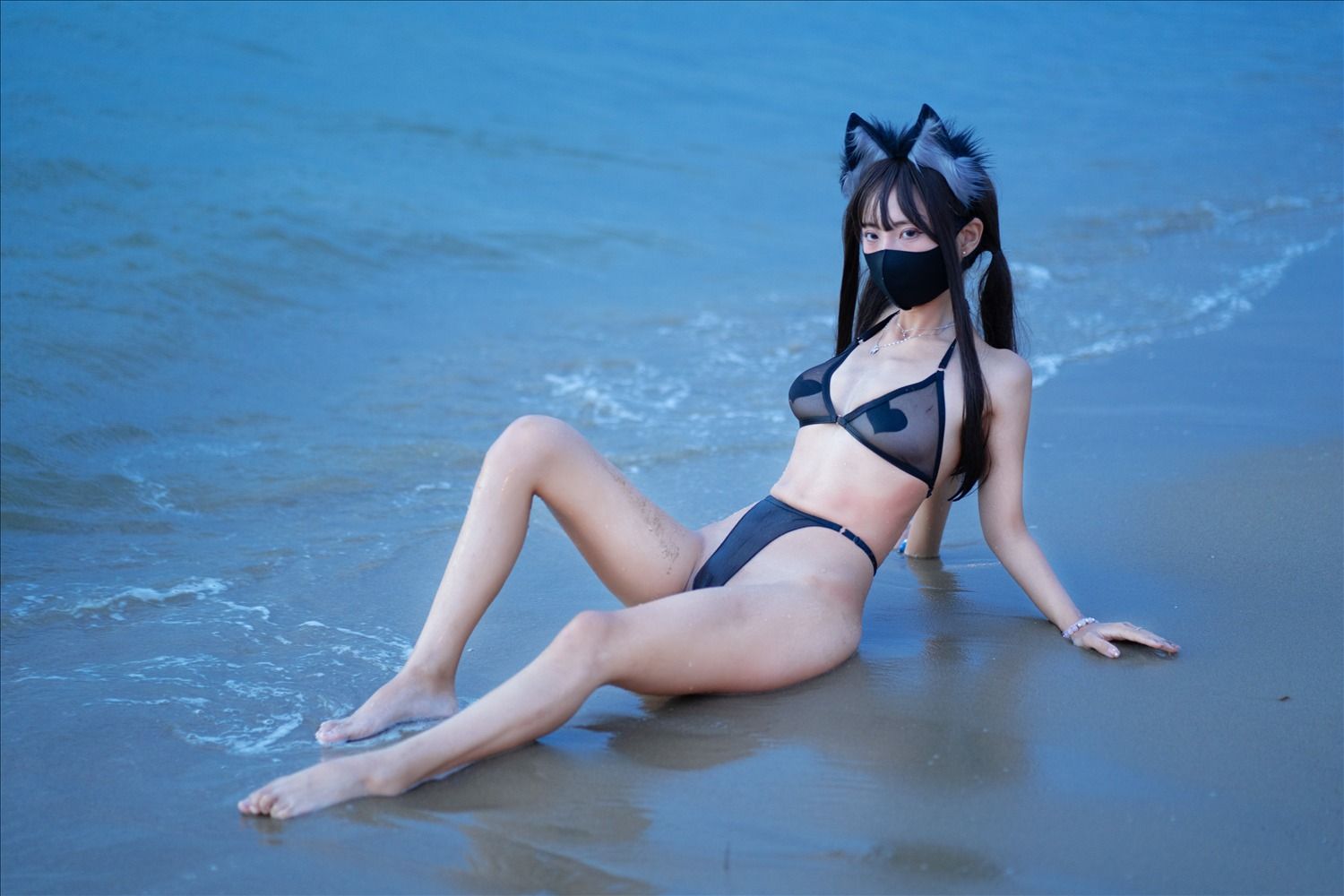 职业奶妈三水子 - 黑丝泳装